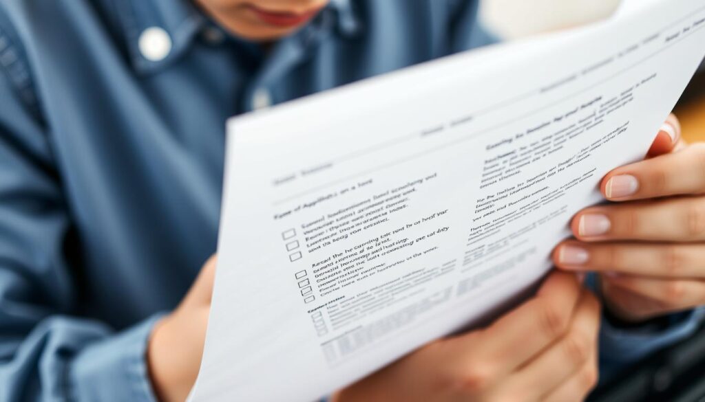 Student reviewing fully funded college scholarships in USA application Student reviewing fully funded college scholarships in USA application